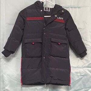Kids Black Puffer Jacket